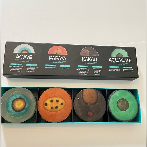 Hand & Body Soap Bar Set 100% Pure Natural Organic From Mexico Hand Made - Picture 3 of 10